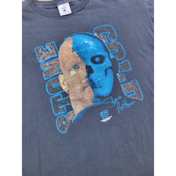 Vintage WWF Stone Cold Steve Austin Half Skull 3:16 Shirt - Picture 2 of 3